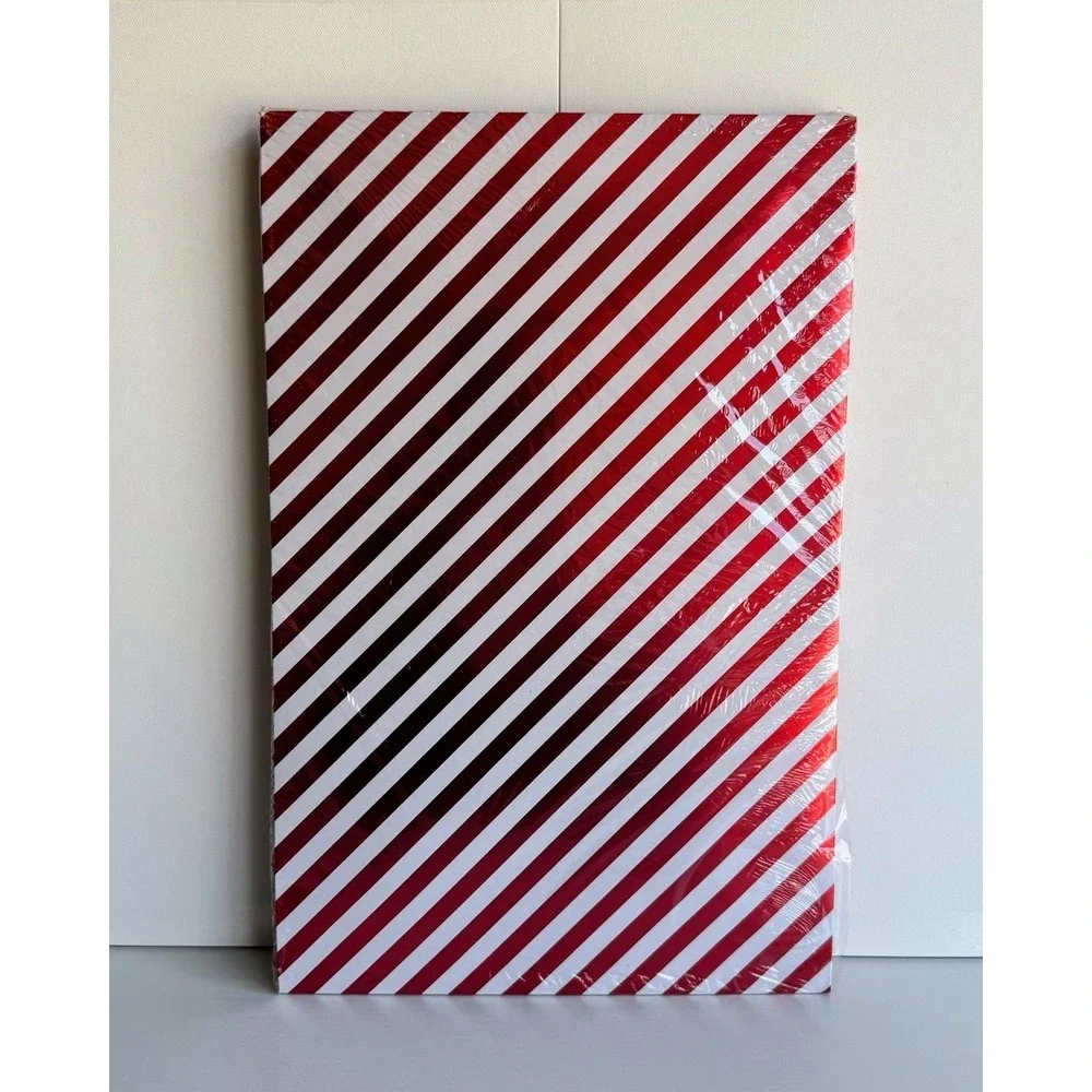 Celebrate It Christmas Gift Boxes Peppermint Candy Cane 6 Pc Elegant New Sealed